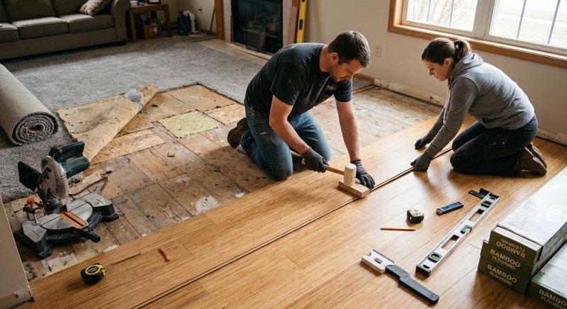 Bamboo Flooring Installation in Terre Haute, IN