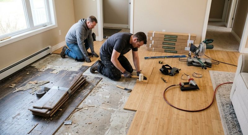 Bamboo Flooring Installation in Terre Haute, IN