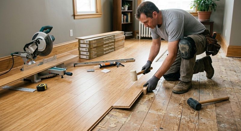 Bamboo Flooring Installation in Terre Haute, IN