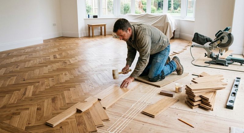 Wood Floor Service detail