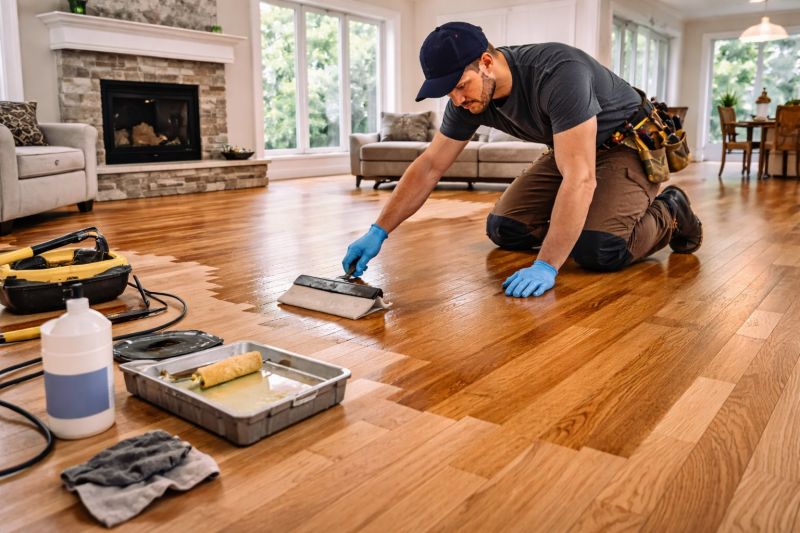Wood Floor Service detail