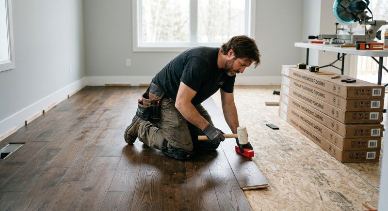 Hardwood Floor Installation in Rockville, IN