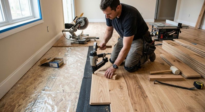Hardwood Floor Installation in Rockville, IN