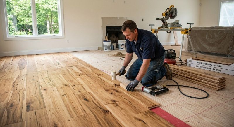 Hickory Floor Installation in Terre Haute, IN