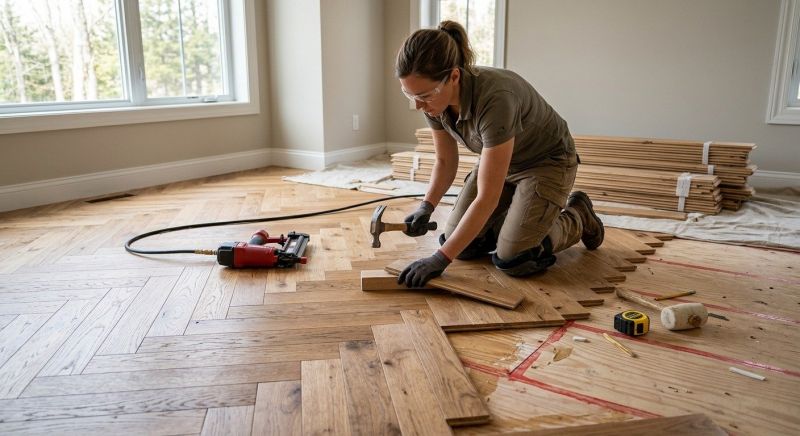 Hickory Floor Installation in Terre Haute, IN