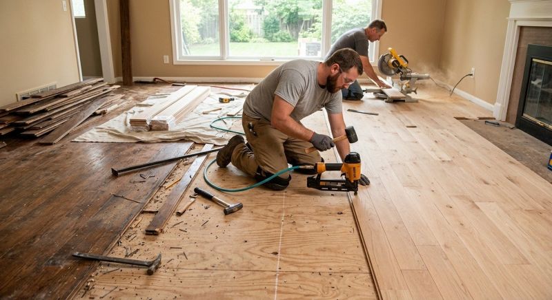 Oak Floor Replacement in Terre Haute, IN