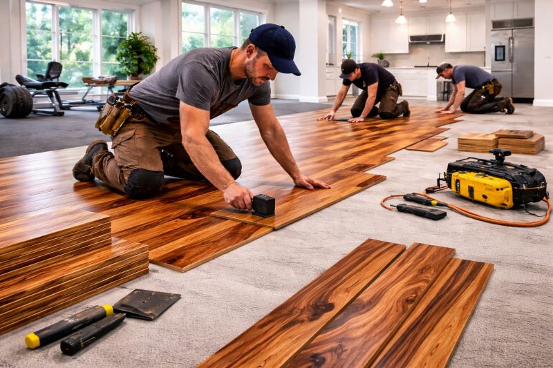 Teak Flooring Installation in Terre Haute, IN