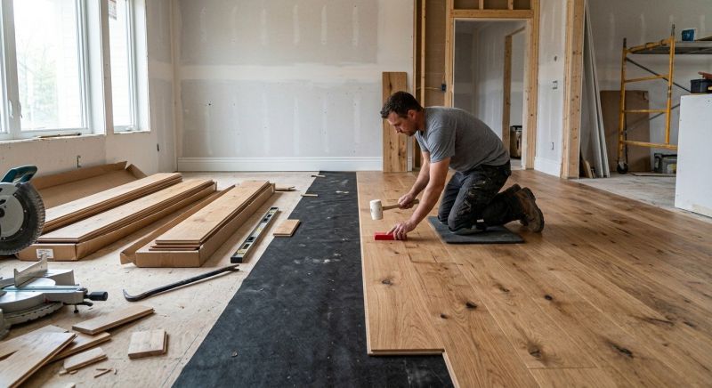 Wide Plank Floor Installation in Terre Haute, IN