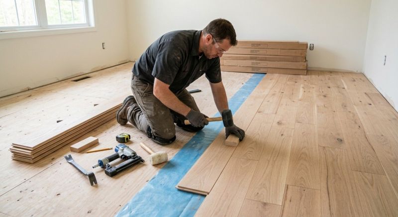 Wood Floor Replacement in Paris, IL