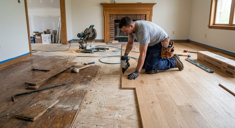 Wood Floor Replacement in Parke County, IN