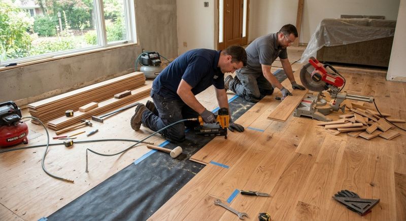 Wood Flooring Installation in Paris, IL