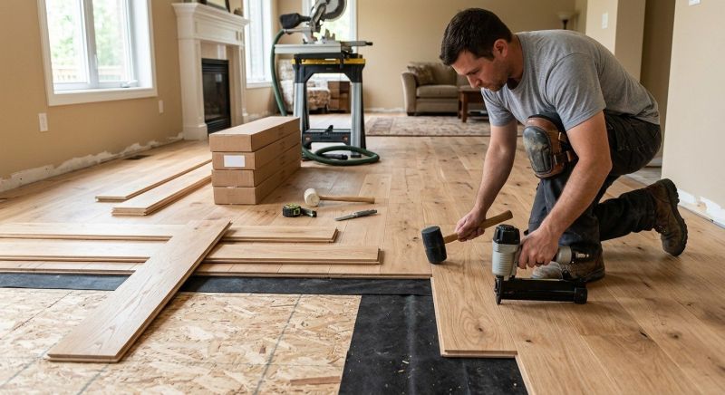 Wood Flooring Installation in Paris, IL